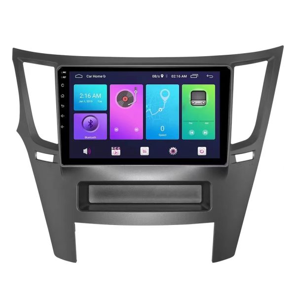 Car Frame Fascia Adapter For Subaru Outback Legacy 2008-2013 Android Radio Dash Fitting Panel Kit (SBL-003009)