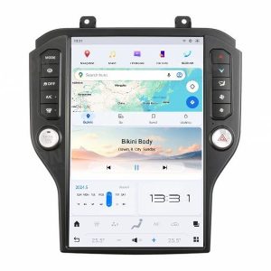 14.4" 2K Screen Tesla Vertical Android Screen For Ford Mustang 2015-2021 Car Multimedia Stereo GPS Carplay Player (SPZJ-003))