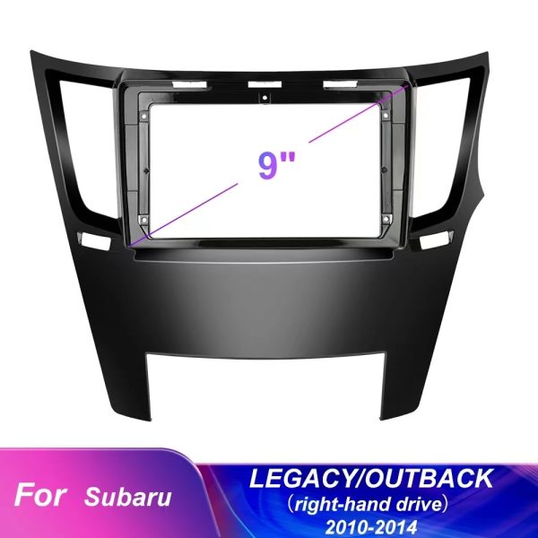 Car Frame Fascia Adapter For Subaru Outback Legacy 2008-2013 Android Radio Dash Fitting Panel Kit (SBL-003009) - Image 4