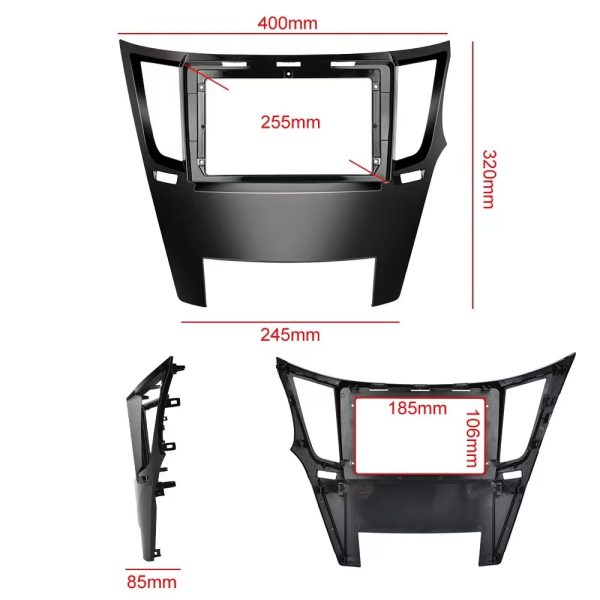 Car Frame Fascia Adapter For Subaru Outback Legacy 2008-2013 Android Radio Dash Fitting Panel Kit (SBL-003009) - Image 3