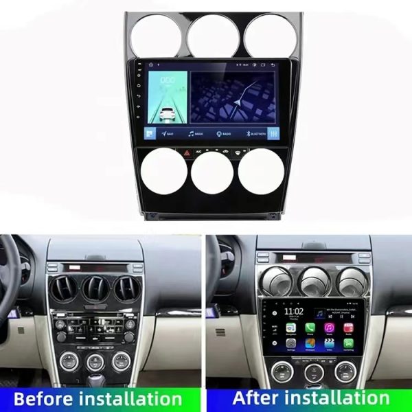 Car Frame Fascia Adapter For Mazda 6 Atenza 2004-2012 Air Conditioning Work Built-in Canbus Box Decoder (MZD-003) - Image 2