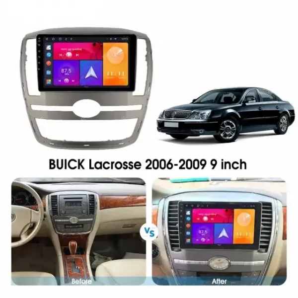 Car Frame Fascia Adapter Canbus Box Decoder Android Radio Dash Fitting Panel Kit For Buick Lacrosse (BK-025) - Image 4