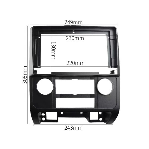 Car Frame Fascia Adapter Android Radio Audio Dash Fitting Panel Kit For Ford Escape Kuga Explorer Mazda Tribute (FORD-031) - Image 5
