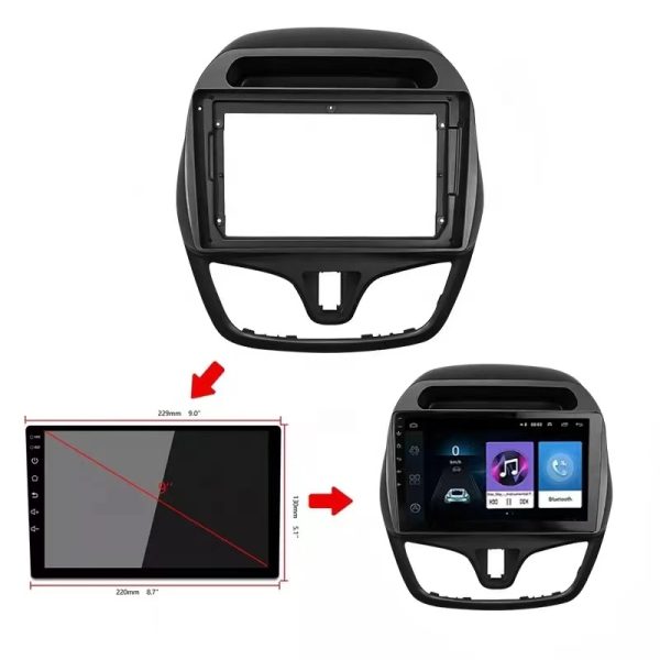 Car Radio Fascia Frame Adapter Canbus Box For Chevrolet Spark Baic Beat Daewoo Matiz Android Radio Dash Fitting Panel Kit (XFL-031) - Image 3