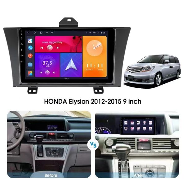 Car Frame Fasica Adapter Canbus Box Decoder Android Radio Audio Dash Fitting Panel Kit For Honda Elysion (FT-031) - Image 2