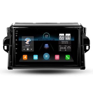 Car Radio Fascia Frame Adapter For Toyota Fortuner Vigo Auris 2015-2019 Stereo Android Dashboard Kit Face Plate (FT-034)