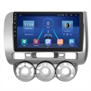 Car Frame Fascia Adapter Android Radio Dash Fitting Panel Kit For Honda Fit Jazz City (BT-036)