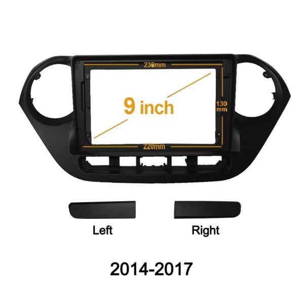 Car Frame Fascia Adapter Android Radio Fitting Panel Kit For Hyundai i10 i-10 (XD-037) - Image 3