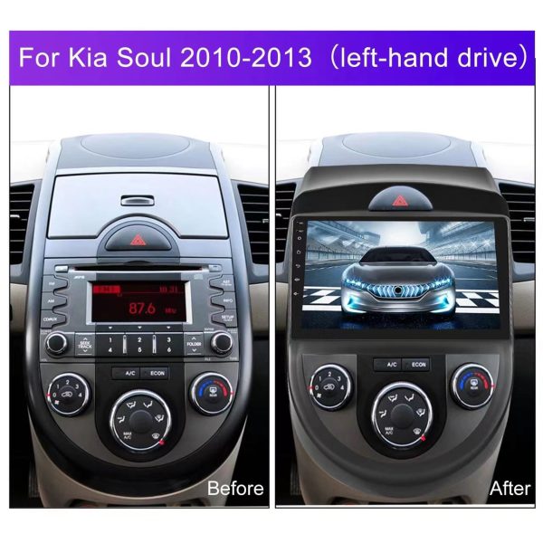 Car Frame Fascia Adapter For Kia Soul 2010-2013 Android Radio Dash Fitting Panel Kit (QY-038) - Image 2