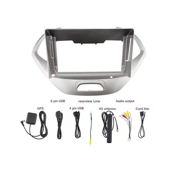 Car Frame Fascia Adapter Android Panel Dash Kit Installation Frame Trim Bezel Fascias For Ford Figo KA Aspire Freestyle (FORD-041042) - Image 2