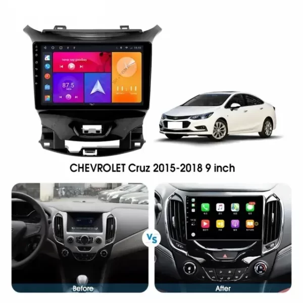 Car Frame Fascia Adapter For Chevrolet Cruze 2015-2018 Android Audio Bezel Dask Kit Fascias (XFL-017) - Image 3