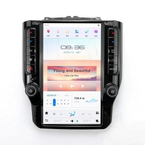 14.4" 2K Screen Tesla Vertical Android Screen For Dodge Ram 1500 2500 3500 2018-2023 Car Multimedia Stereo GPS Carplay Player (SPZJ-004)