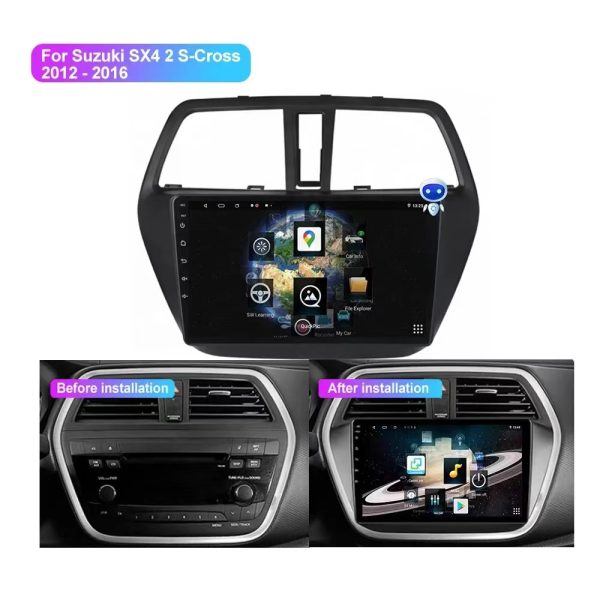 Car Frame Fascia Adapter For Suzuki S-cross SX4 2014-2017 Android Radio Dash Fitting Panel Kit (LM-004) - Image 2