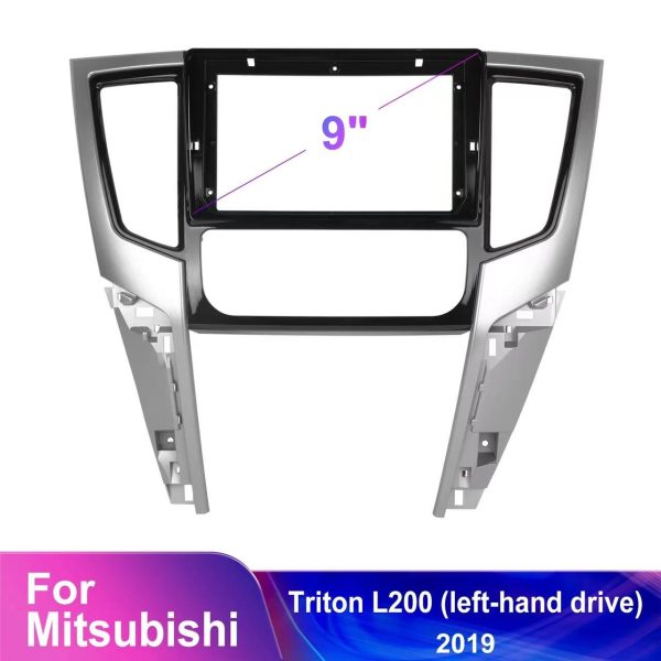 Car Frame Fascia Adapter Android Radio Audio Dash Fitting Panel Kit For Mitsubishi Triton (SL-042059) - Image 5
