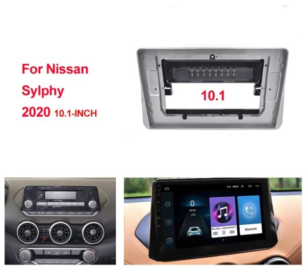 Car Audio Fascia Frame Kit Canbus Box Decoder For Nissan Sylphy Sentra Android Dashboard Kit Face Plate Frame Fascias (RC-042) - Image 2