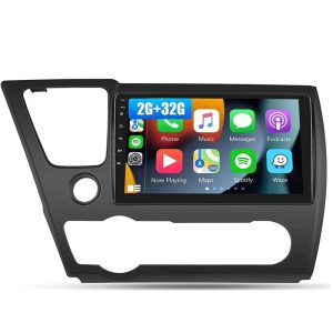 Car Frame Fascia Adapter Canbus Box Decoder For Honda Civic US 2014 Android Big Screen Dash Fitting Panel Kit (BT-048)