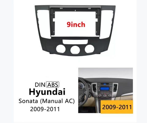 Car Frame Fascia Adapter Android Radio Dash Fitting Panel Kit For Hyundai Sonata 7 NFC (XD-048) - Image 4