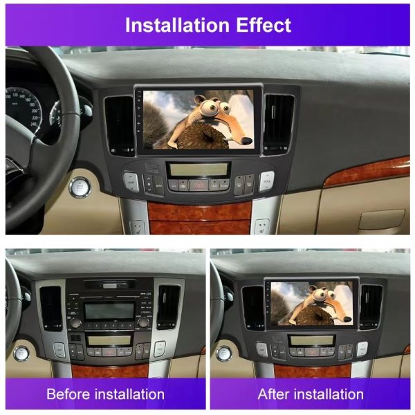 Car Frame Fascia Adapter Android Radio Dash Fitting Panel Kit For Hyundai Sonata 7 NFC (XD-048) - Image 2