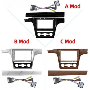 Car Frame Adapter Fascia Adapter Canbus Box Decoder Android Radio Dash Fitting Panel For Volkswagen Passat B6 (DZ-067)