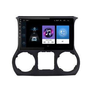 Car Frame Fascia Adapter Canbus Box Decoder Android Radio Dash Fitting Panel Kit For Jeep Wrangler Rubicon (JP-005006)