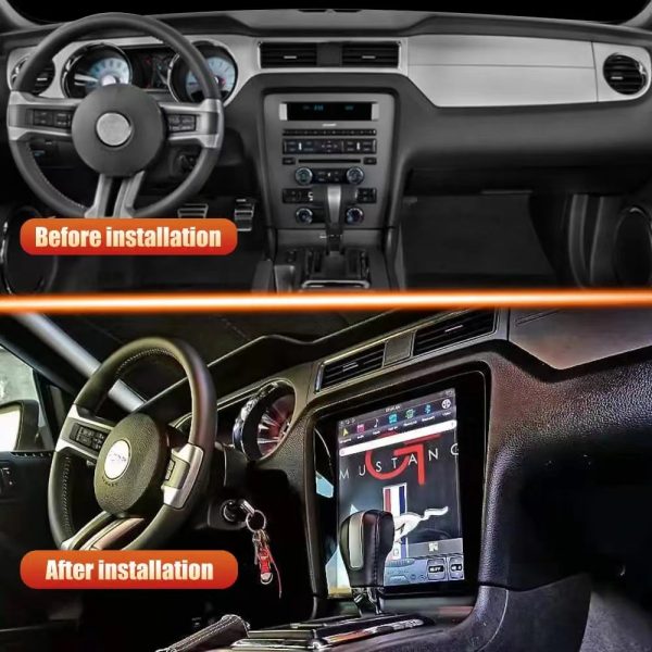 Car Frame Fascia Adapter Android Radio Dash Fitting Panel Kit For Ford Mustang (FORD-050) - Image 3