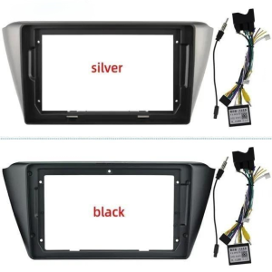 Car Frame Fascia Adapter For Skoda Fabia Rapid 2015-2018 Android Radio Dash Fitting Panel Kit (SKD-005)
