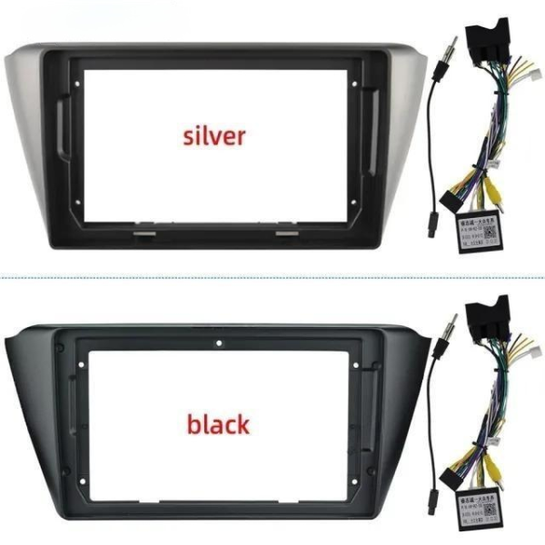 Car Frame Fascia Adapter For Skoda Fabia Rapid 2015-2018 Android Radio Dash Fitting Panel Kit (SKD-005)