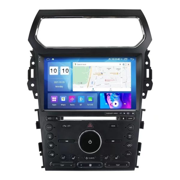 Car Fascia Frame Adapter Canbus Box Decoder For Ford Explorer 2011-2019 Android Radio Audio Dash Fitting Panel Kit (FORD-058)