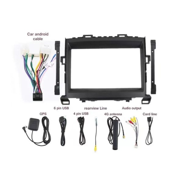 Car Radio Fascia Frame Adapter Canbus Box For Toyota Alphard 20 Series Vellfire Android Radio Dash Fitting Panel Kit(FT-058) - Image 3