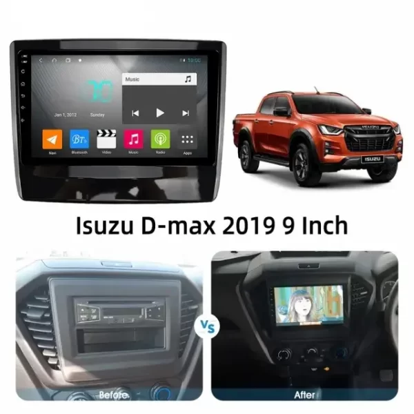 Car Frame Fascia Adapter For Isuzu D-max 2019 Android Radio Dash Fitting Panel Kit (WSL-007) - Image 2