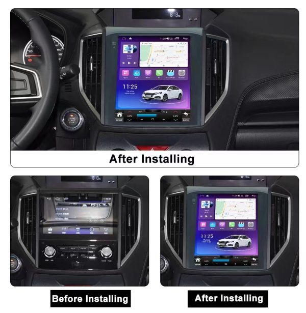 9.7" Tesla Vertical Screen Android Screen For Subaru Crossrek Forester XV Impreza 2018-2024 Android Car Multimedia Player (SPZJ-006) - Image 7