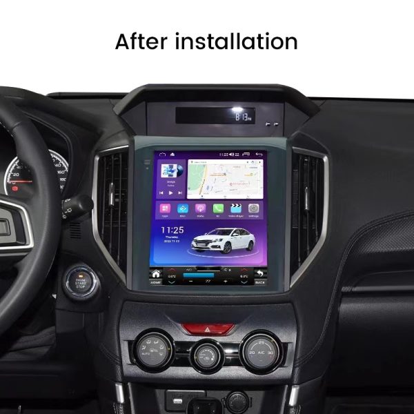 9.7" Tesla Vertical Screen Android Screen For Subaru Crossrek Forester XV Impreza 2018-2024 Android Car Multimedia Player (SPZJ-006) - Image 6