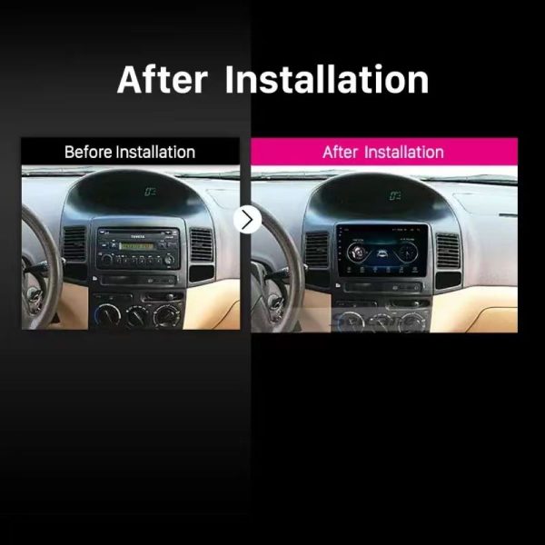 Car Frame Fascia Adapter for Toyota Corolla RAV4 CHR Camry Yaris Vois Universal Android Radio Dash Fitting Panel Kit (FT-006) - Image 3