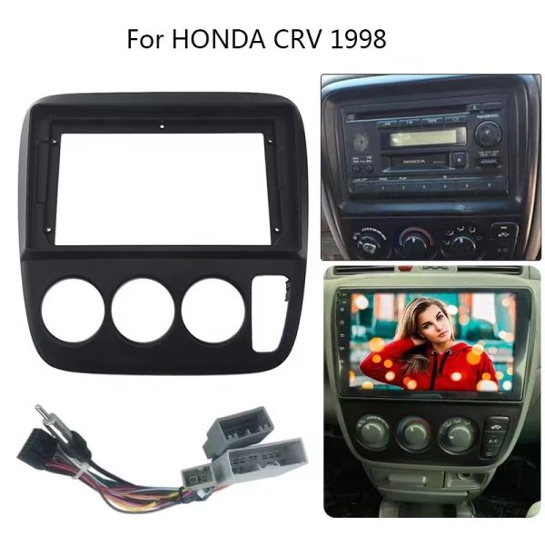 Car Frame Fascia Adapter For Honda CRV C-RV 1997-2004 Android Radio Dash Fitting Panel Kit （BT-063） - Image 2