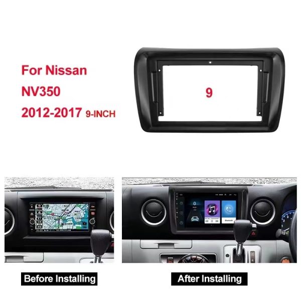 Car Frame Fascia Adapter Android Radio Dash Fitting Panel Kit For Nissan NV350 (RC-063) - Image 4