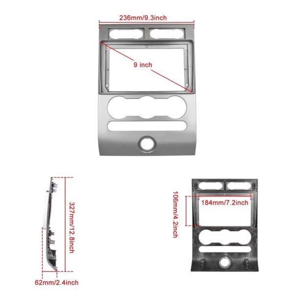 Car Frame Fascia Adapter Android Radio Dash Fitting Panel Kit For Ford Expedition (FORD-064) - Image 4