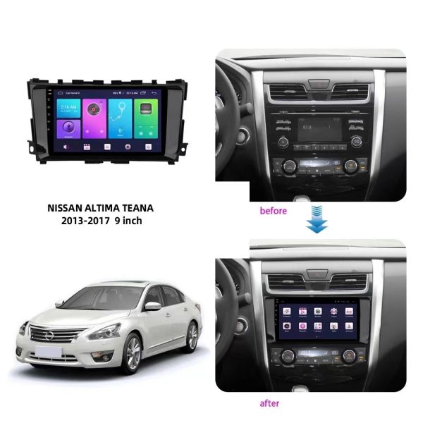 Car Frame Adapter Canbus Box Decoder Android Radio Dash Fitting Pane Kit For Nissan Teana Altima (RC-064) - Image 2