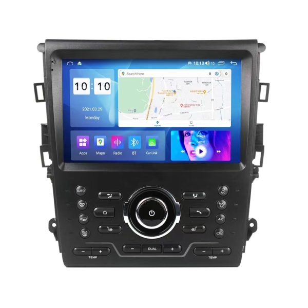Car Fascia Frame Adapter Canbus Box Android Radio Dashboard Fitting Panel Kit Face Plate For Ford Mondeo Fusion (FORD-066087)
