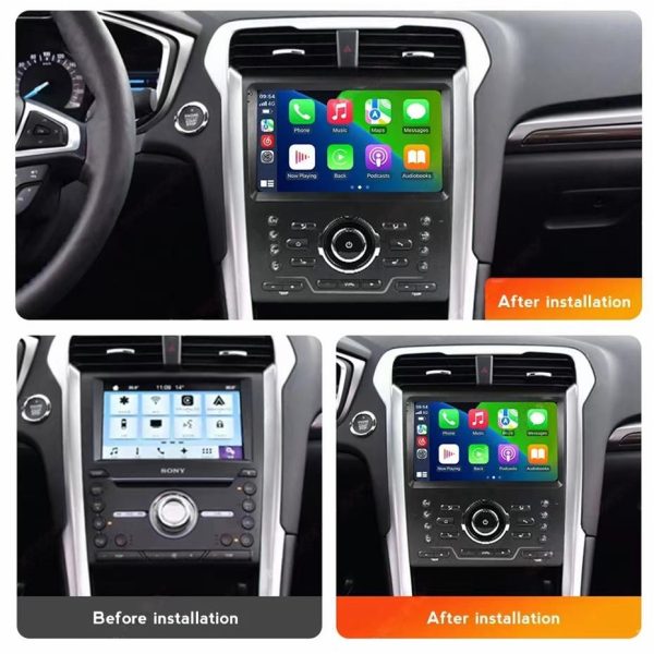 Car Fascia Frame Adapter Canbus Box Android Radio Dashboard Fitting Panel Kit Face Plate For Ford Mondeo Fusion (FORD-066087) - Image 2