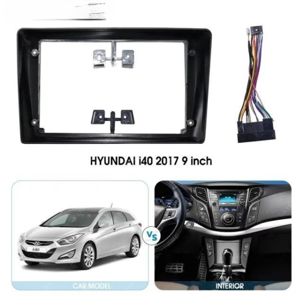 Car Frame Fascia Adapter For Hyundai i40 I-40 2017 Android Radio Audio Dash Fitting Panel Kit (XD-095) - Image 4