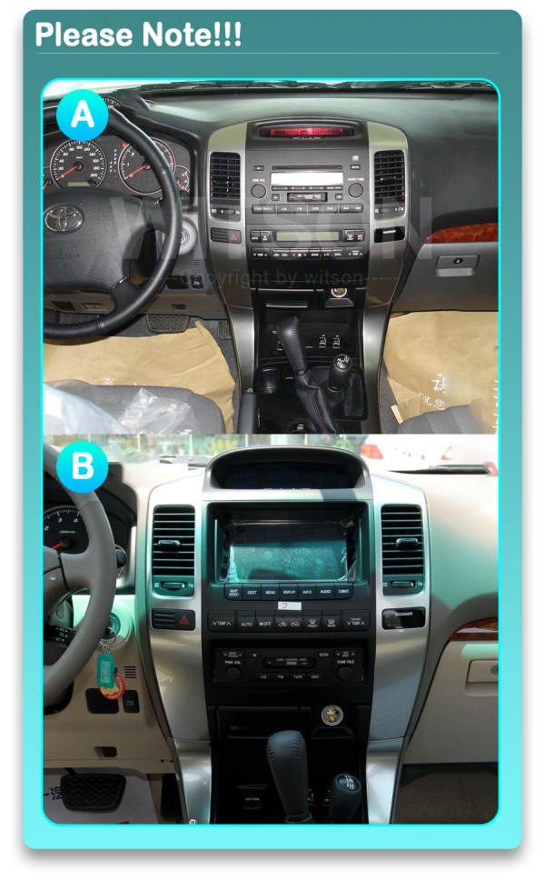 9.7'' Tesla Vertical Screen For Toyota Land Cruiser Prado 120 Lexus GX470 2004-2009 Android Car Multimedia Player (SPZJ-007) - Image 3