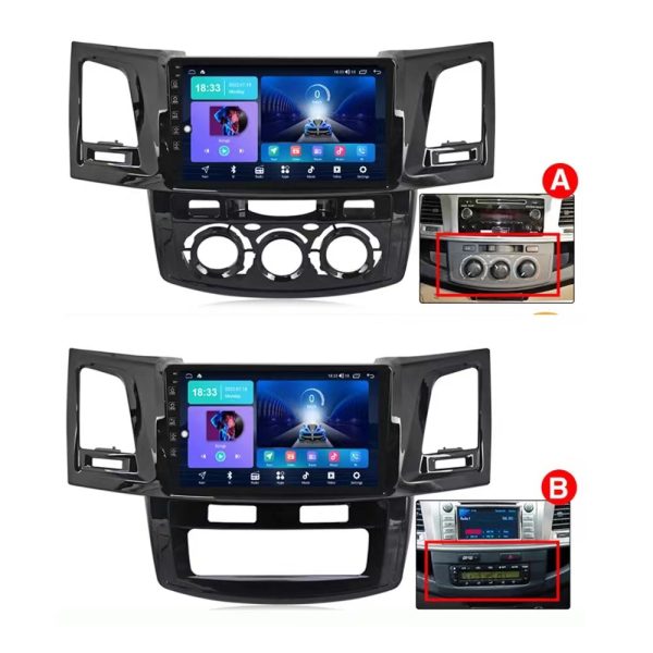 Car Fascia Frame Adapter Android Radio Dash Fitting Panel Kit For Toyota Vigo Hilux Fortuner (FT-072) - Image 3