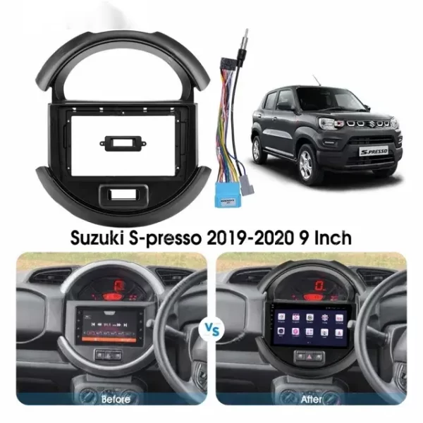 Car Frame Fascia Adapter Canbus Box Decoder For Suzuki Spresso S-presso 2019-2020 9/10 inch Android Radio Dash Fitting (LM-032) - Image 2