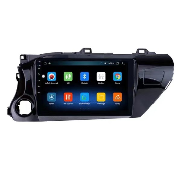 Car Frame Fascia Adapter For Toyota Hilux Revo Vigo IMV 2016 Android Radio Dash Fitting Panel Kit (FT-076077)