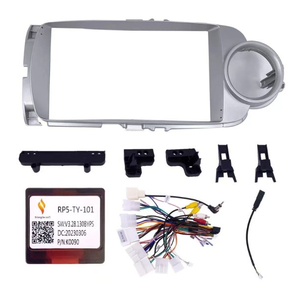 Car Frame Fascia Adapter For Toyota Yaris Vios 2012-2017 Android Radio Dash Fitting Panel Kit (FT-079) - Image 2