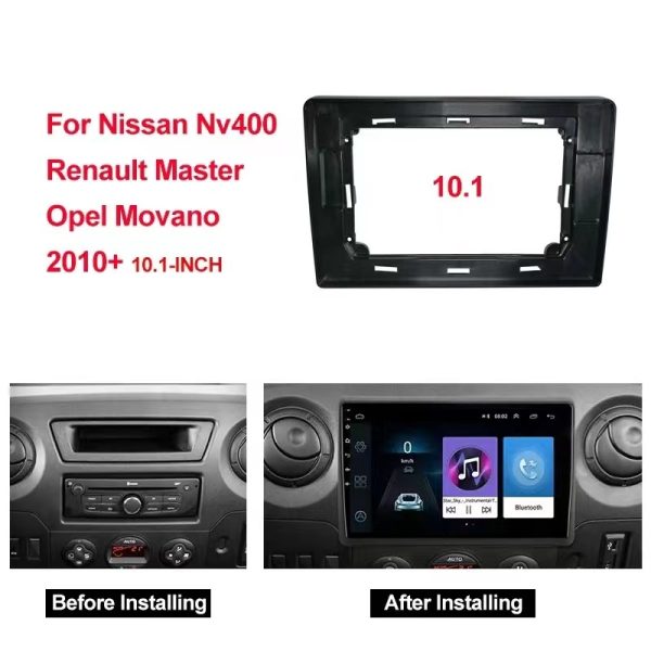 Car Frame Fascia Adapter Android Radio Audio Dash Fitting Panel Kit For Nissan Nv400 Renault Master Opel Movano (RC-086) - Image 3