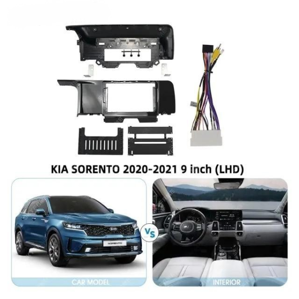 Car Frame Fascia Adapter Canbus Box Decoder Android Radio Audio Dash Fitting Panel Kit For Kia Sorento (QY-100) - Image 4