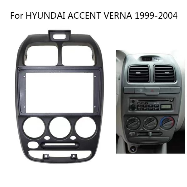 Car Frame Fascia Adapter For Android Radio Dash Fitting Panel Kit Hyundai Aaccent Verna (XD-087) - Image 3
