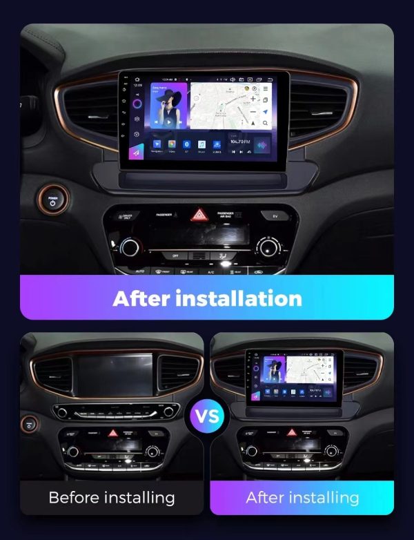 Car Frame Fascia Adapter Canbus Box Decoder For Hyundai Ioniq 2016-2019 Android Radio Dash Fitting Panel Kit (XD-089) - Image 2