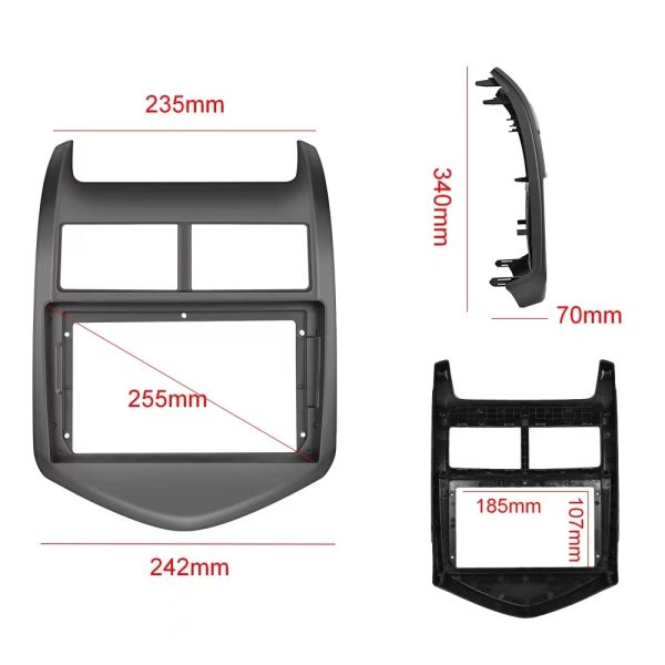 Car Frame Fascia Android Radio Fitting Panel Kit Dash Mount Installation Adapter Canbus Box For Chevrolet Aveo (XFL-009) - Image 4